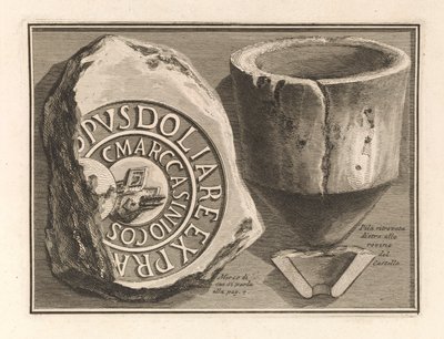 Ruinerna av slottet av Giovanni-Battista Piranesi