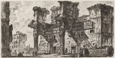 Teil des Forums von Nerva von Giovanni Battista Piranesi