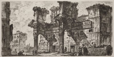 Del av Nervas forum av Giovanni Battista Piranesi
