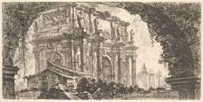 Plansch 9: Konstantinbågen i Rom, ur "Antichità Romane de