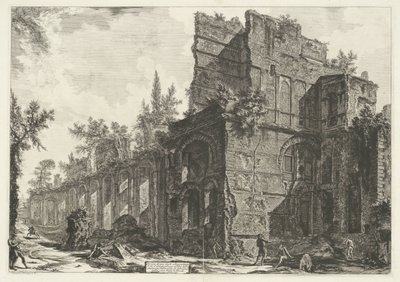 Pretorio in der Villa Adriana in Tivoli von Giovanni-Battista Piranesi