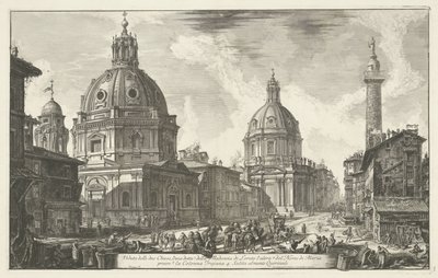 Santa Maria di Loreto und Santissimo Nome di Maria in Rom von Giovanni-Battista Piranesi