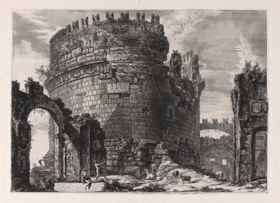 Cecilia Metellas grav av Giovanni-Battista Piranesi
