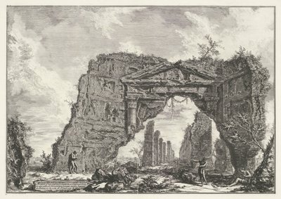 Sette Bassi außerhalb von Rom (Gesichter auf Rom, Vedute di Roma disegnate ed incise da Giambattista Pira) von Giovanni-Battista Piranesi