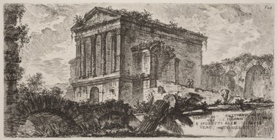 Clitumnustemplet mellan Foligno och Spoleto av Giovanni Battista Piranesi