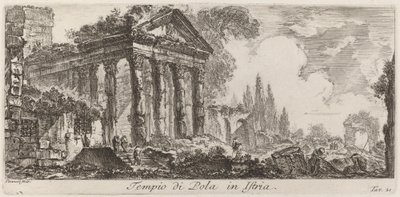 Tempel von Pula in Istrien von Giovanni Battista Piranesi