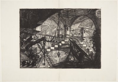 Bågen med en skalprydnad av Giovanni Battista Piranesi