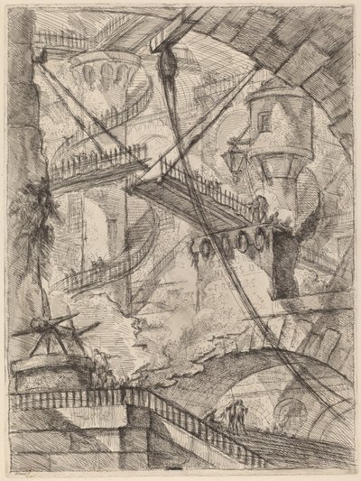 Die Zugbrücke von Giovanni Battista Piranesi