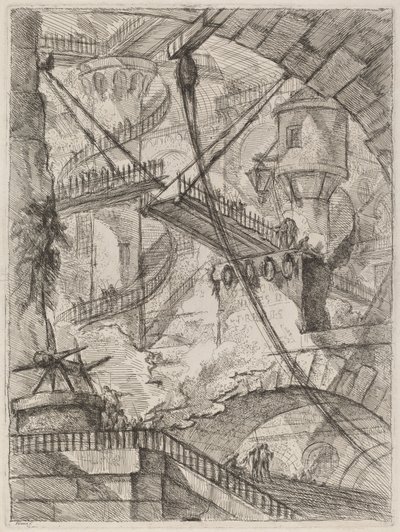 Die Zugbrücke von Giovanni Battista Piranesi