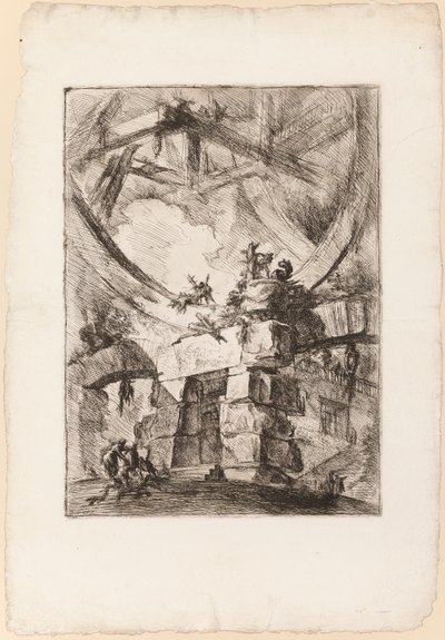 The Carceri, skylt 9 av Giovanni Battista Piranesi