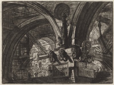 Piren med en lampa av Giovanni Battista Piranesi