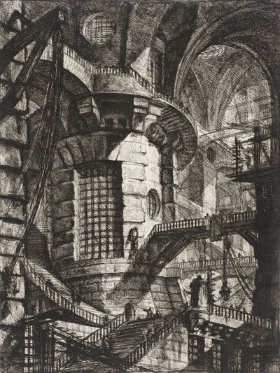 Det runda tornet av Giovanni Battista Piranesi