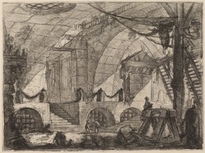 Die Säge von Giovanni Battista Piranesi