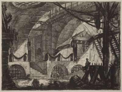Sågbocken av Giovanni Battista Piranesi