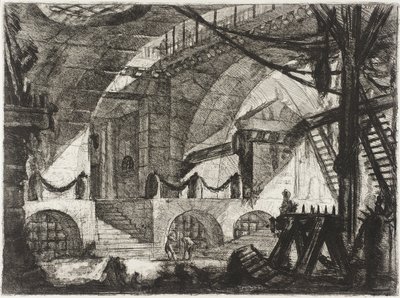 Sågbocken av Giovanni Battista Piranesi
