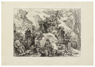 Die Skelette, ca. 1748 von Giovanni Battista Piranesi