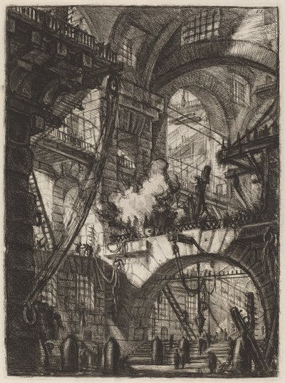 Den rökande elden av Giovanni Battista Piranesi