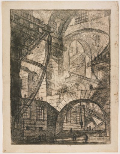 Den rykande elden av Giovanni Battista Piranesi