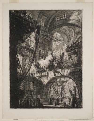 Den rykande elden av Giovanni Battista Piranesi