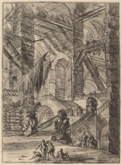 Trappan med troféer av Giovanni Battista Piranesi