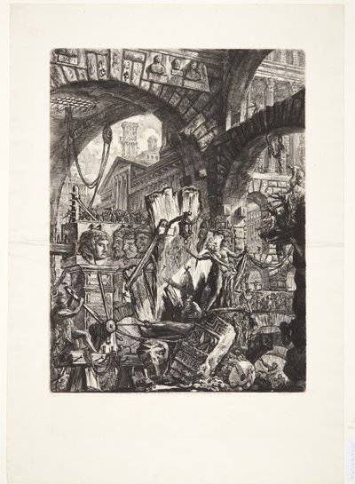 Mannen på hyllan av Giovanni Battista Piranesi