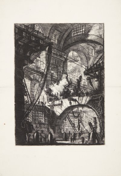 Den rykande elden av Giovanni Battista Piranesi