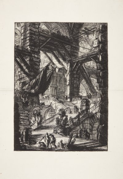 Trappan med troféer av Giovanni Battista Piranesi
