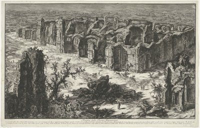 Thermen von Caracalla in Rom von Giovanni-Battista Piranesi