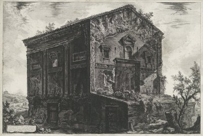 Grabmal von Aspasia Annia Regilla in Rom von Giovanni-Battista Piranesi