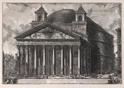 Utsikt över Pantheon d av Giovanni-Battista Piranesi