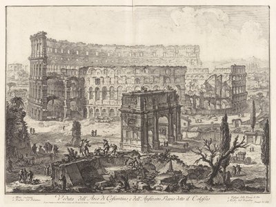 Utsikt över av Giovanni-Battista Piranesi