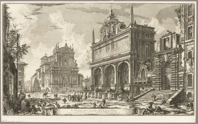 Ansicht der Quelle der Acqua Felice, aus Ansichten von Rom von Giovanni-Battista Piranesi
