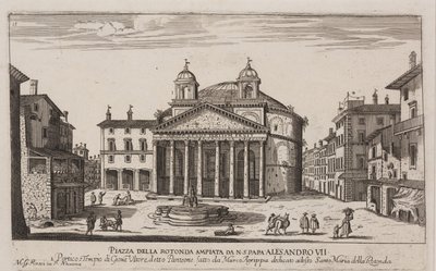 Ansicht des Pantheon, ca. 1778-92 (Radierung) von Giovanni Battista Piranesi