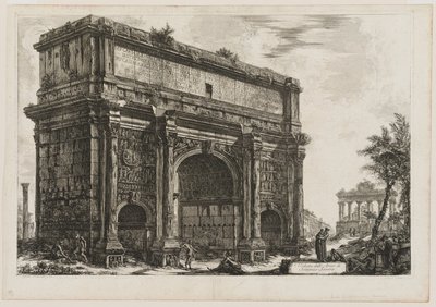 Vy över Septimius Severus av Giovanni Battista Piranesi