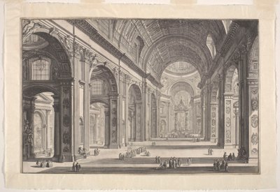 Vy över Rom av Giovanni Battista Piranesi