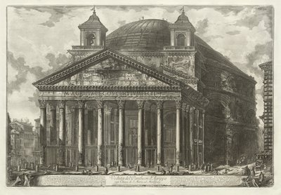 Utsikt över Rom: Pantheon av Giovanni-Battista Piranesi