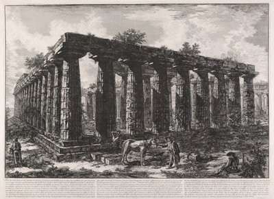 Utsikt över resterna av av Giovanni-Battista Piranesi