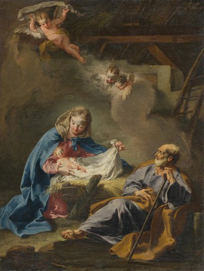 Kristi födelse av Giovanni Battista Pittoni
