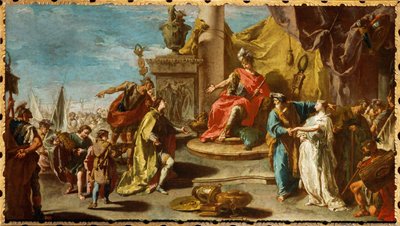 La continence de Scipion - Scipios kontinens ... av Giovanni Battista Pittoni