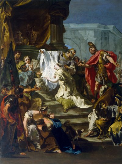 Offret av Jeftas dotter, av Giovanni Battista Pittoni den yngre av Giovanni Battista Pittoni