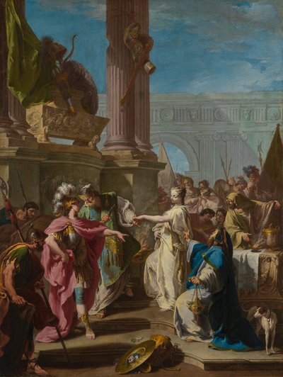 Polyxenas offer av Giovanni Battista Pittoni