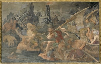 Nauplius hämnd av Giovanni Battista Rosso Fiorentino