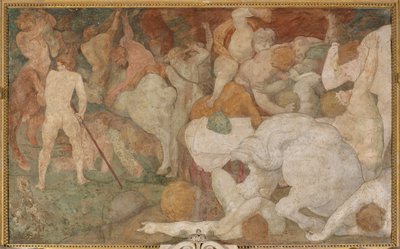 Kampen mellan centaurerna och lapitherna av Giovanni Battista Rosso Fiorentino