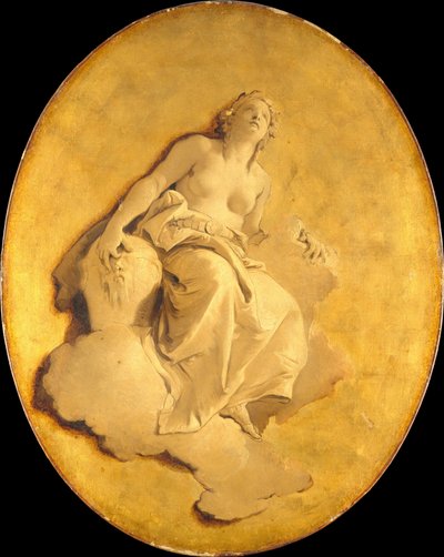 En allegorisk kvinnlig figur av Giovanni Battista Tiepolo