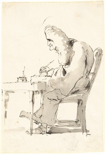 En venetiansk advokat vid sitt skrivbord av Giovanni Battista Tiepolo