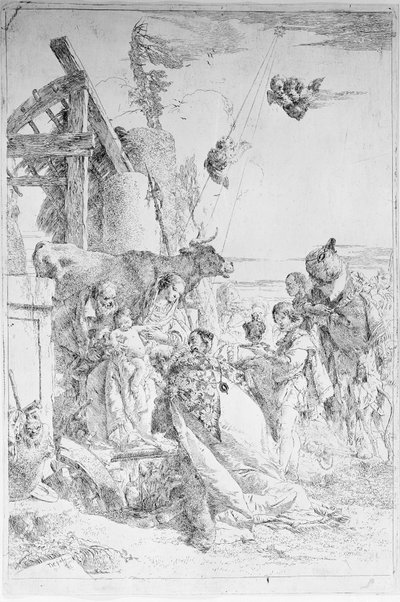Anbetung der Heiligen Drei Könige, ca. 1753 von Giovanni Battista Tiepolo