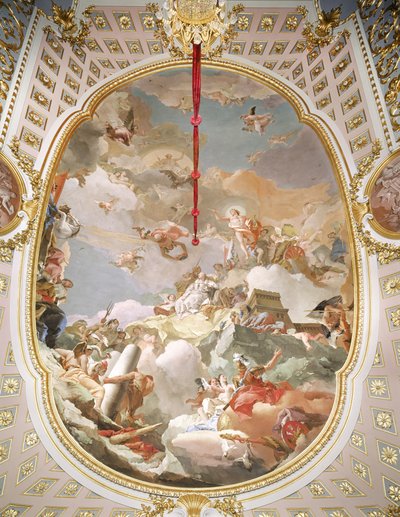 Apoteos av den spanska monarkin av Giovanni Battista Tiepolo
