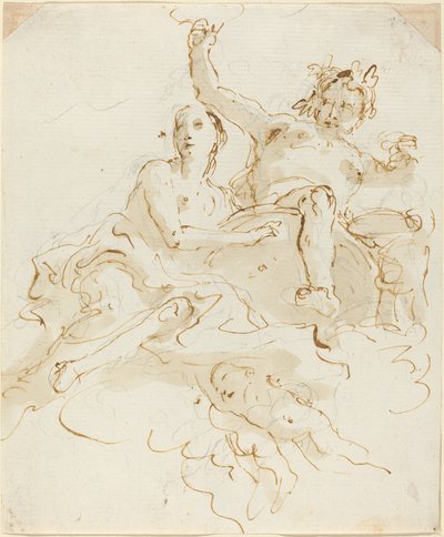 Bacchus och Ariadne av Giovanni Battista Tiepolo