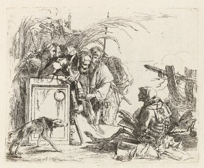 Death Giving Audience, från Vari capricci (Various Capriccios) av Giovanni-Battista Tiepolo