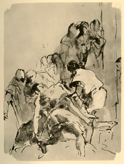 Nedstigning från korset, mitten av 1700-talet, 1928 av Giovanni Battista Tiepolo